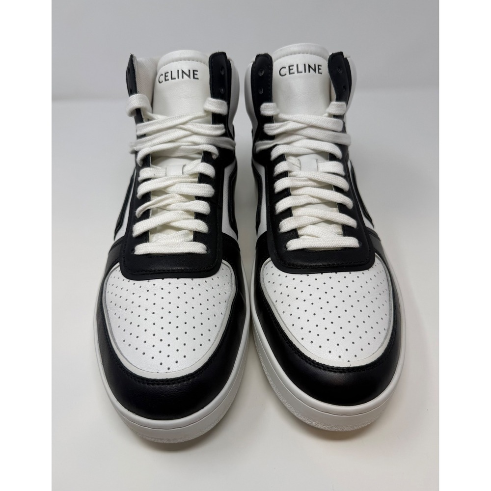 Celine CT-01 Z Trainer High Top White/Black Size 11 US 44 EU - Picture 2 of 8